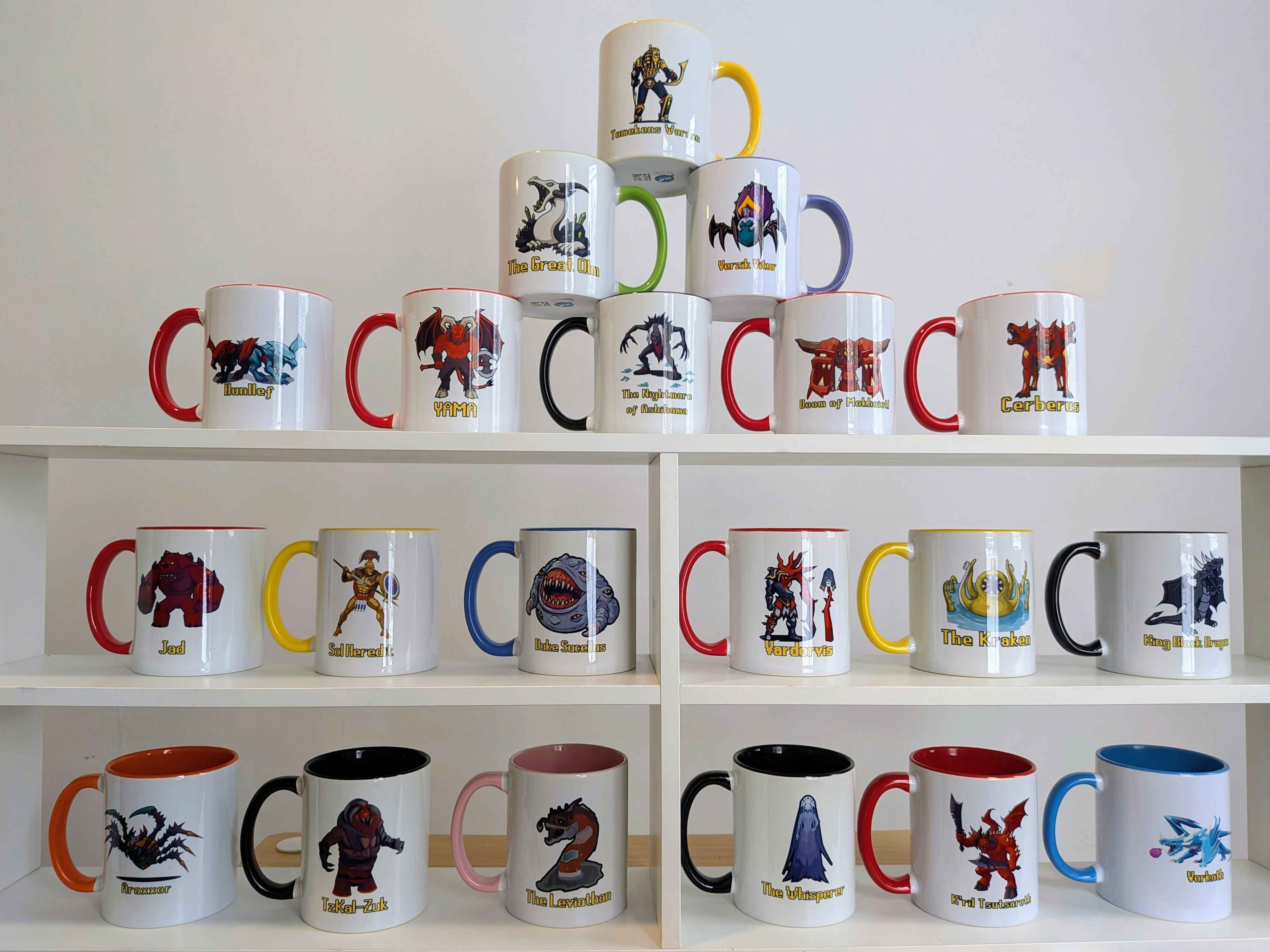 Ceramic Mugs - OSRS Bosses