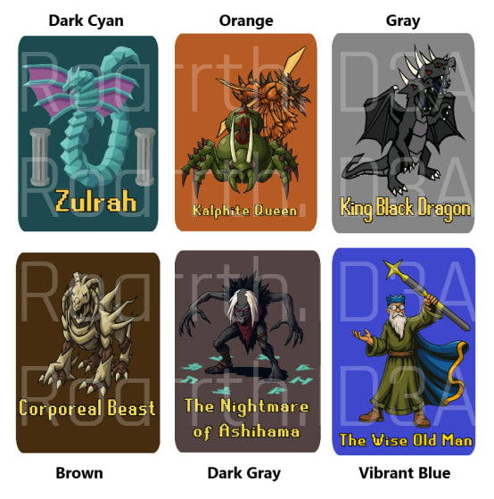 Keychains - OSRS Bosses