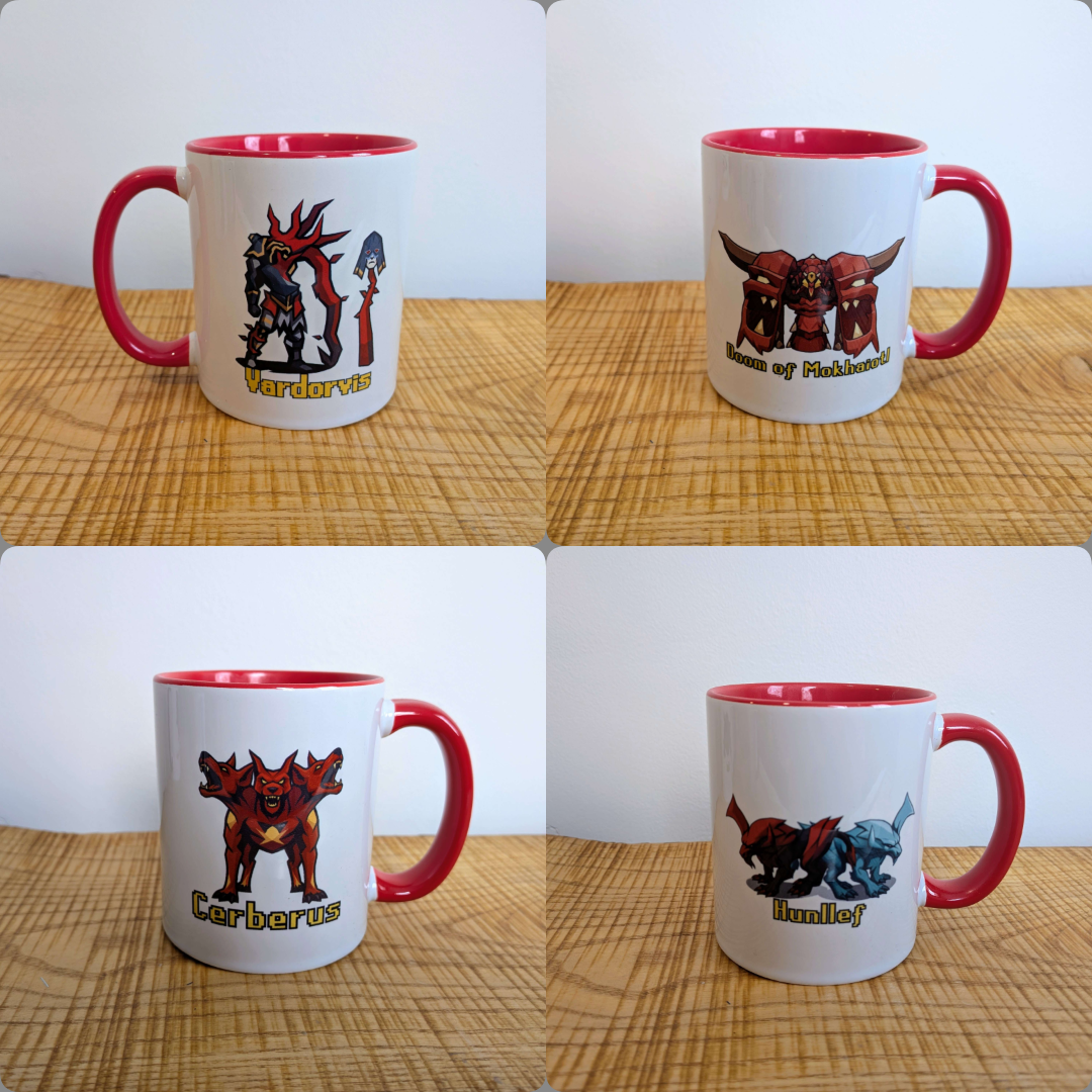 Ceramic Mugs - OSRS Bosses