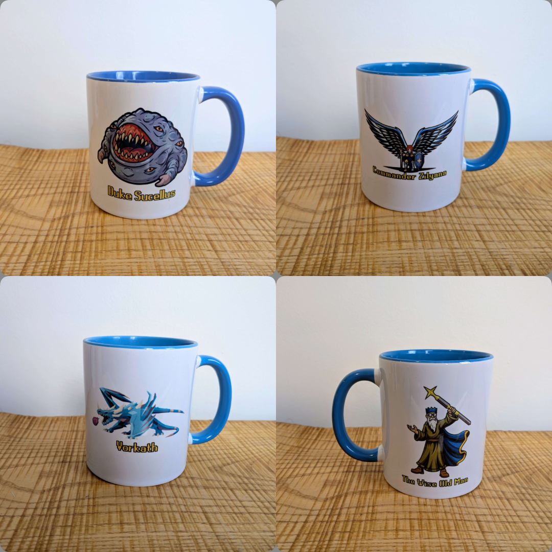 Ceramic Mugs - OSRS Bosses