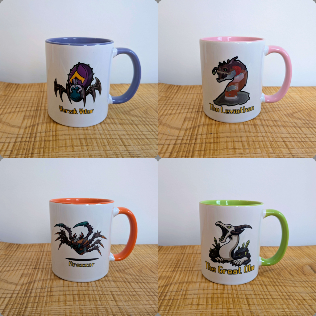 Ceramic Mugs - OSRS Bosses