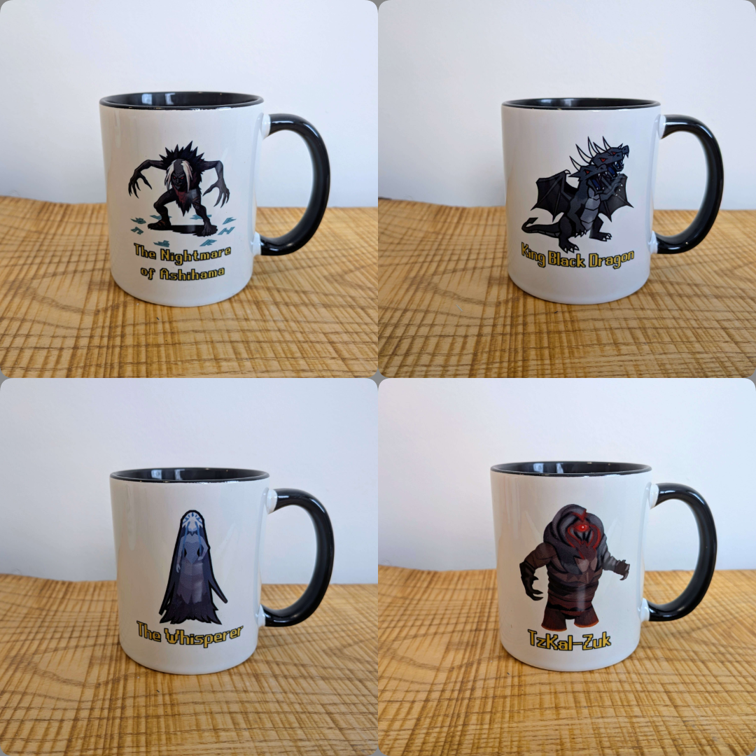 Ceramic Mugs - OSRS Bosses