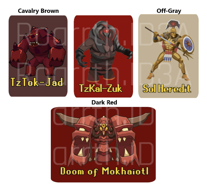 Keychains - OSRS Bosses