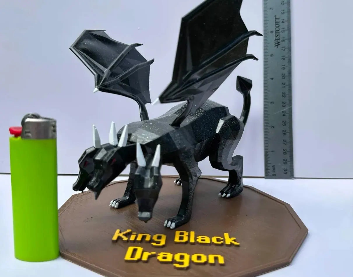 King Black Dragon OSRS Model