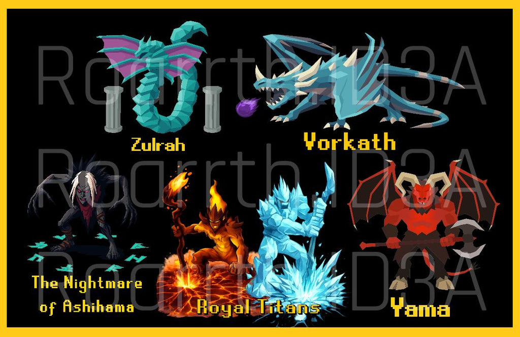 Keychains - OSRS Bosses