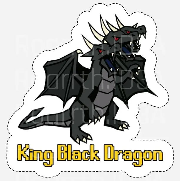 King Black Dragon OSRS Model